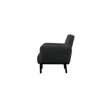 Paperflow Sofa LISBOA LC3PC.01.01 3Sitzer Kunstleder sw/sw