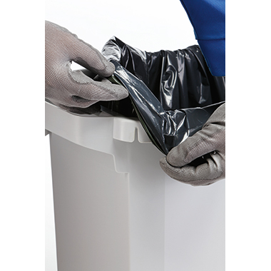 DURABLE Abfalleimer DURABIN VEH2012026 60l grau +Deckel ge