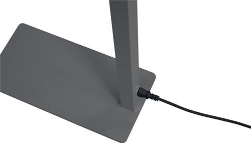 LED-Stehleuchte Aluminium,Stahl,PS,PMMA anth.H.1965mm LED HANSA || VE = 1 ST