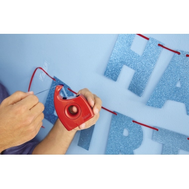 tesa Handabroller Easy Cut 57444-00001 19mmx33m rot/blau