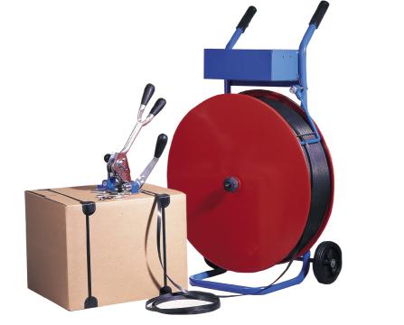 Abrollwagen für Kunststoffband | Für Kerndurchmesser 200, 280 und 406 mm |