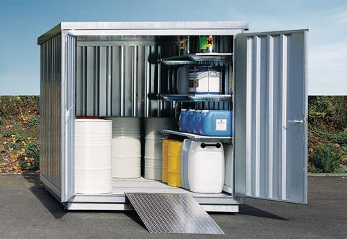 Lagercontainer-Kombination B3050xT4340xH2300mm zerlegt akt.Lagerung Vol.2x1030l || VE = 1 ST