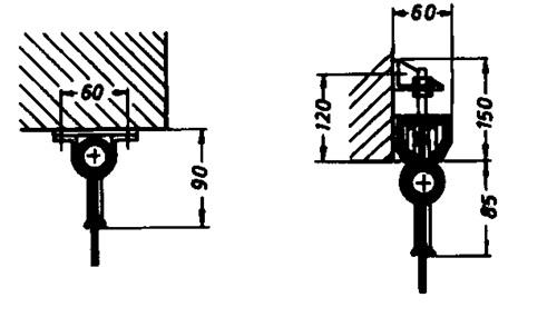 Streifenvorhang Überlappung 80% Befestigungsart 2 H2000xB300xS3mm || VE = 1 ST