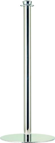 Absperrständer Kopfring f.4 Seilaufnahmen H940mm Pfosten CR pol.VIA GUIDE || VE = 1 ST