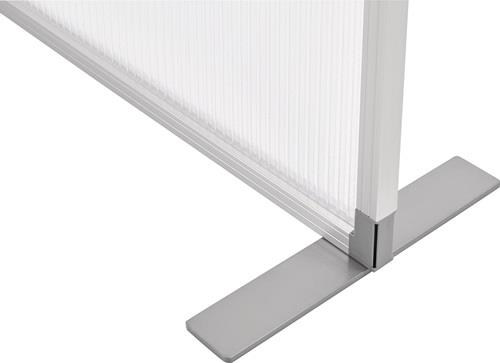 Raumteiler Acryl,inkl.Magnetleiste tranparent B1000xH1800mm MAGNETOPLAN || VE = 1 ST