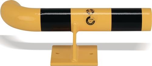 Anfahrschutz H140xL500mm schwarz/gelb STA z.Schutz 90Grad Innenecke re.DANCOP || VE = 1 ST