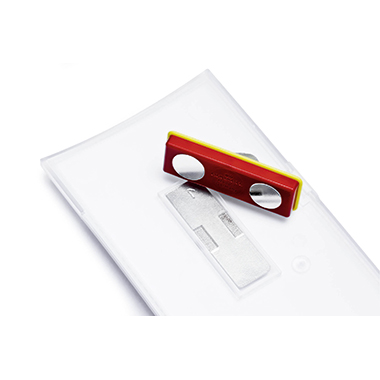 DURABLE Namensschild Click Fold 821519 90x54mm tr 10 St./Pack.