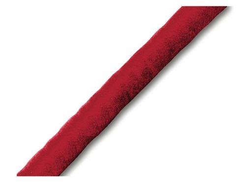 Kordel weinrot L2000xD38mm Hanf m.Samtmantel Endkappen MS VIA GUIDE || VE = 1 ST