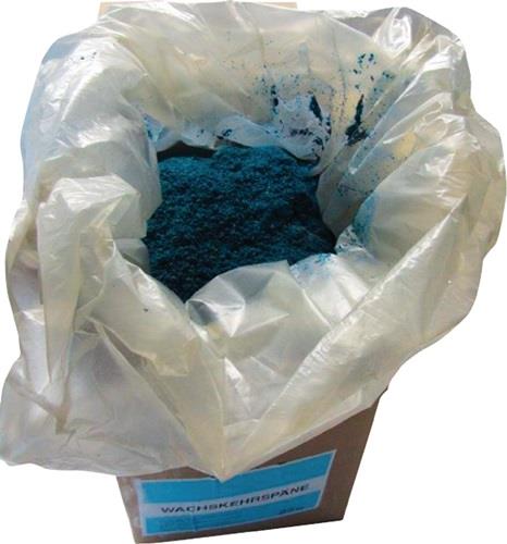 Wachskehrspäne blau 25kg Krt.OEL-KLEEN || VE = 1 KT