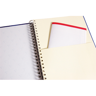 Clairefontaine Spiralnotizblock 82123C DIN A4 90g 80Bl. kar weiß
