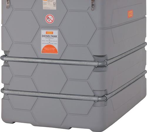 Dieseltankanlage Basic 2500l H1800xB1200xL1800mm m.Pumpe u.Zapfpistole CEMO || VE = 1 ST