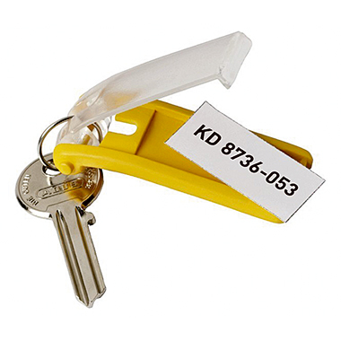 DURABLE Schlüsselanhänger KEY CLIP 195700 sortiert 6 St./Pack.