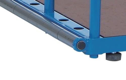 Plattenständer L1600xB800mm o.Bügel 6Fächer Fach-B.90mm pulverbesch.brillantblau || VE = 1 ST