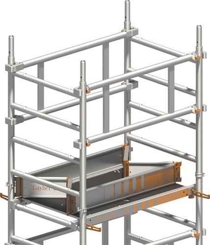 Fahrgerüst SoloTower Arbeits-B750xL1130mm Alu.Gerüsthöhe 5370mm 2 kN/m² LAYHER || VE = 1 ST
