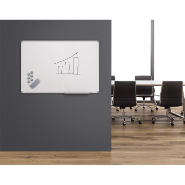 MAUL Whiteboard MAULstandard 6463084 180x90cm emaillebesch.
