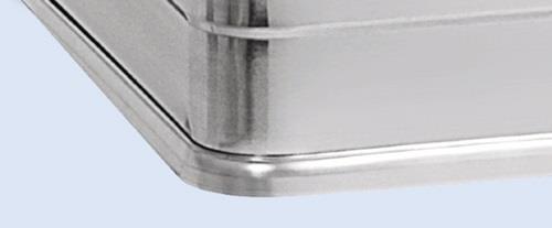 Aluminiumbox INDUSTRY 157 L782xB585xH410mm 157l m.Stapelecken || VE = 1 ST