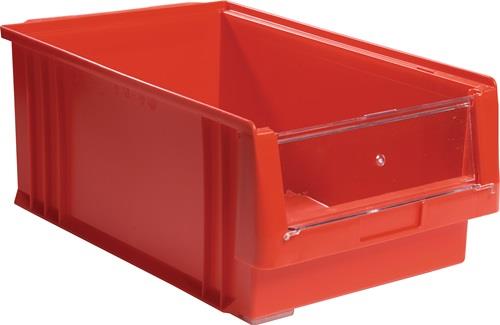 Sichtlagerkasten PLK L500xB315xH200mm PP rot LA-KA-PE || VE = 8 ST