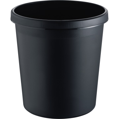 helit Papierkorb H6106195 35x40,5cm 30l rund Polyethylen sw