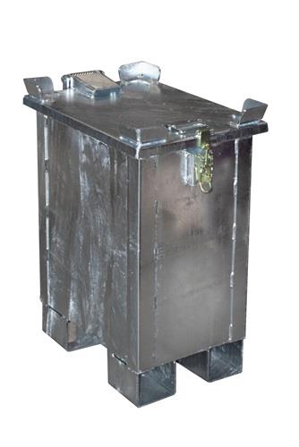 Lagerbehälter LIL 30 L400xB600xH750mm Stahlbl.TZN BAUER || VE = 1 ST