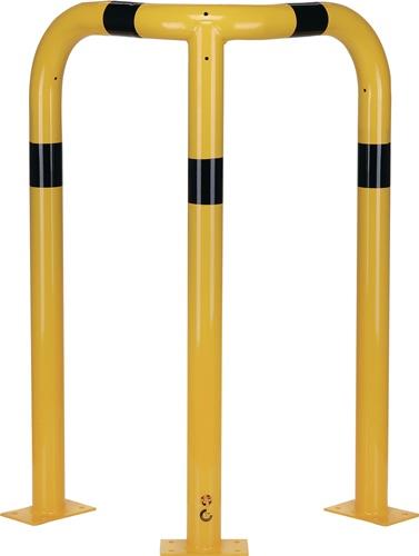 Rammschutzecke Crash Stop H1200xB600mm gelb z.Aufdübeln STA G.27,9kg DANCOP || VE = 1 ST