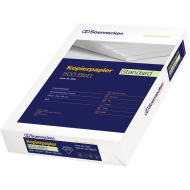 Soennecken Kopierpapier Standard 5555 DIN A4 80g weiß 500 Bl./Pack.