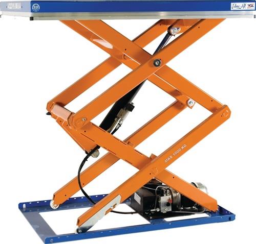 Doppelscheren-Hubtisch geschl.Plattf.Trgf1000kg Hub320-1920mm Tisch L1300xB800mm || VE = 1 ST