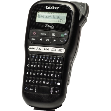 Brother Beschriftungsgerät PTH110ZG1 3,5-12mm schwarz/silber