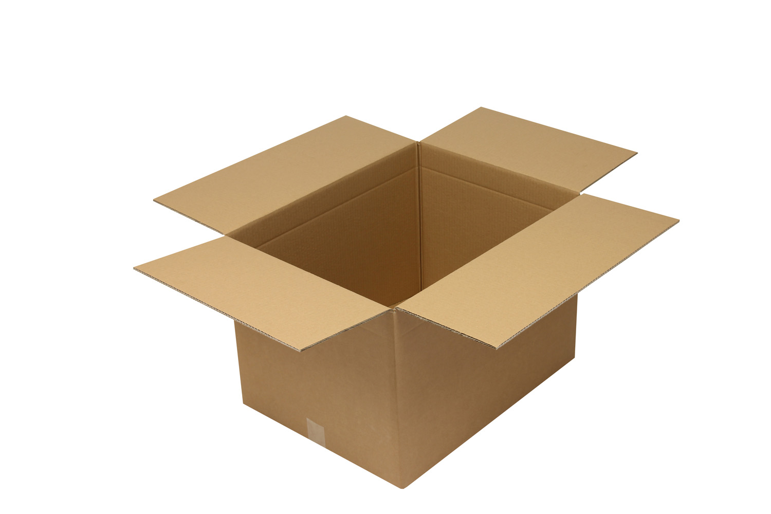 Wellpapp-Faltkarton 2-wellig, braun, Qual. 2.30, DIN A2 | 600 x 450 x 400 mm (L x B x H) Innenmaß | VE = 10 Stk.