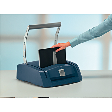 Leitz Buchbindegerät impressBIND 280 73880000 DIN A4 blau/silber