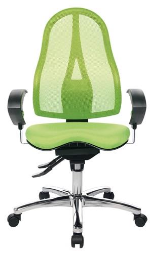 Bürodrehstuhl m.Permanentkontakt apfelgrün/apfelgrün 460-560mm m.Rl.TOPSTAR || VE = 1 ST