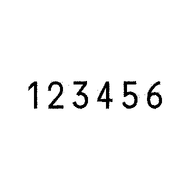 REINER Numeroteur B6B4 Zifferngröße 4,5 mm Blockschrift