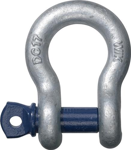 Schäkel Trgf.13500kg Bügel/Bolzen 35/39mm HA2=geschweifte Form CADENA || VE = 1 ST