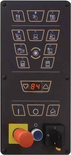 Stretchmaschine EM-15 HA grau/gelb Trgf.max.2400kg m.Auffahrrampe || VE = 1 ST