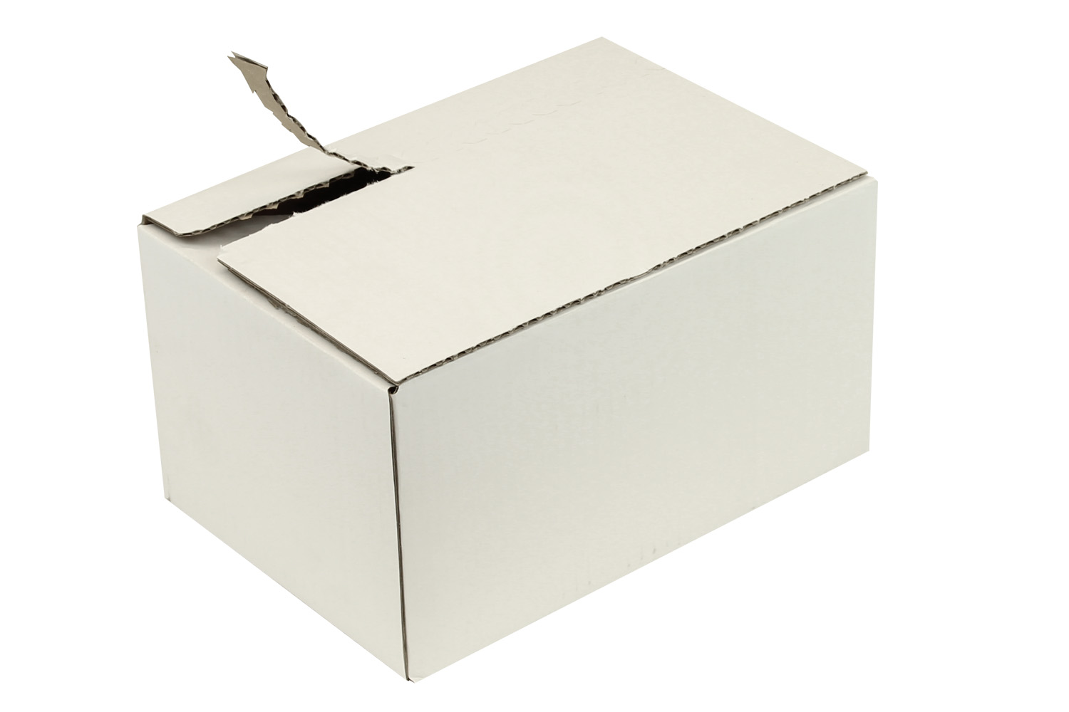 Automatikkarton 1-wellig, weiß, Qual. 1.30, DIN A5 | 230 x 160 x 120 mm (L x B x H) Innenmaß | VE = 20 Stk.