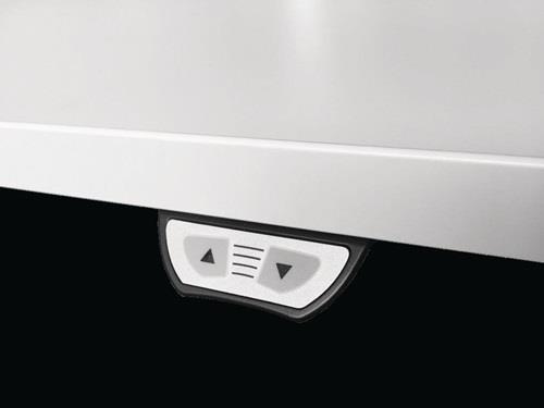 Konferenztisch H720-1190xB2200xT1030/830mm weiß elektr.höhenv.HAMMERBACHER || VE = 1 ST
