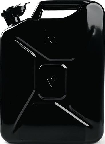 Kraftstoffkanister 20l Schwarz RAL 9005 Stahlbl.0,9mm L345xB165xH470mm VALPRO || VE = 1 ST