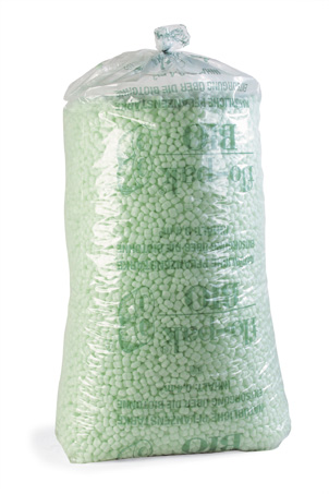 Verpackungschips flo-pak® Bio 8, antistatisch | 400 Liter pro Sack | VE = 3 Stk.