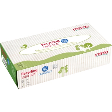 memo Kosmetiktuch Recycling Extra Soft H1067 2lg. 100St.