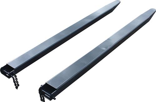Gabelverlängerung Zinkenquerschn.B80xH40mm Gesamt-L.2000mm geschl.grau || VE = 1 PA