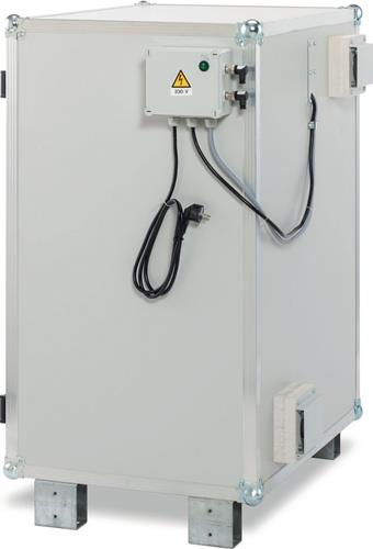 Sicherh.-Schrank H1110xB890xT660mm grau/orange m.Füßen Ladeschrank CEMO || VE = 1 ST