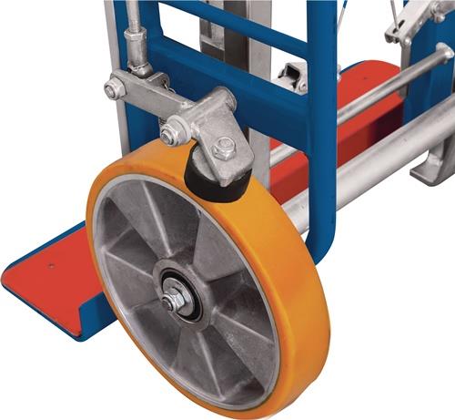 Gerätekarre Schaufel-L150xB600mm Gesamt-H.1700mm PU 3-stufig höhenv.CORDES || VE = 1 ST