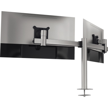 DURABLE Monitorhalter 508623 2Monitore Tischdurchführung si