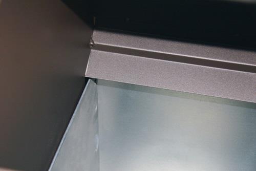 Wertstoffsammler H975xB620xT320mm Inh.2x45l lichtgrau Klappen farbig STUMPF || VE = 1 ST