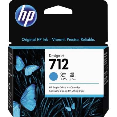 HP Tintenpatrone 3ED67A 712 29ml cyan