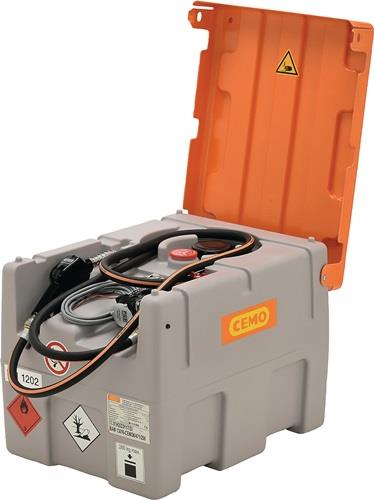 Dieseltankanlage 200l Spannung 24 V H610xB620xL800mm m.Pumpe u.Zapfpistole CEMO || VE = 1 ST