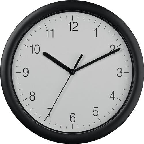 Wanduhr Quarzuhr Ku.schwarz D.254mm 1,5 V Zahlen TFA || VE = 1 ST
