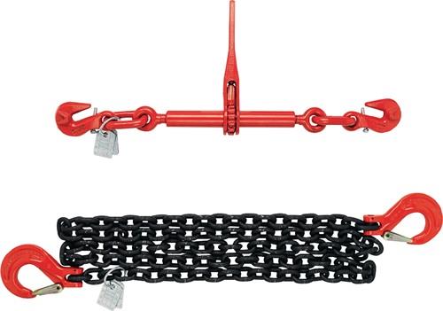 Zurrspannkette zweiteilig Güte 8 1m S.10mm Zugkr.6300 daN 1575-3150 daN CADENA || VE = 1 ST