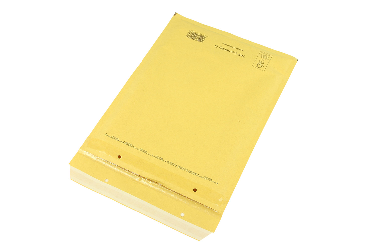 Luftpolster-Versandtasche, braun, SK-Verschluss, DIN C4 | 230 x 330 mm (Offene Seite x L) | VE = 100 Stk.