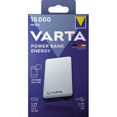 Varta Powerbank Energy 57977101111 15.000mAh 5V