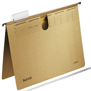 Leitz Hängehefter ALPHA 19940000 A4 Amtsheftung naturbr 25 St./Pack.